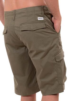 Bermudas cargo - homme - poches cargo, coupe régulière - bleu
