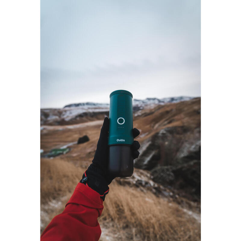 Mașină espresso portabilă Nano - filtru de cafea portabil - albastru