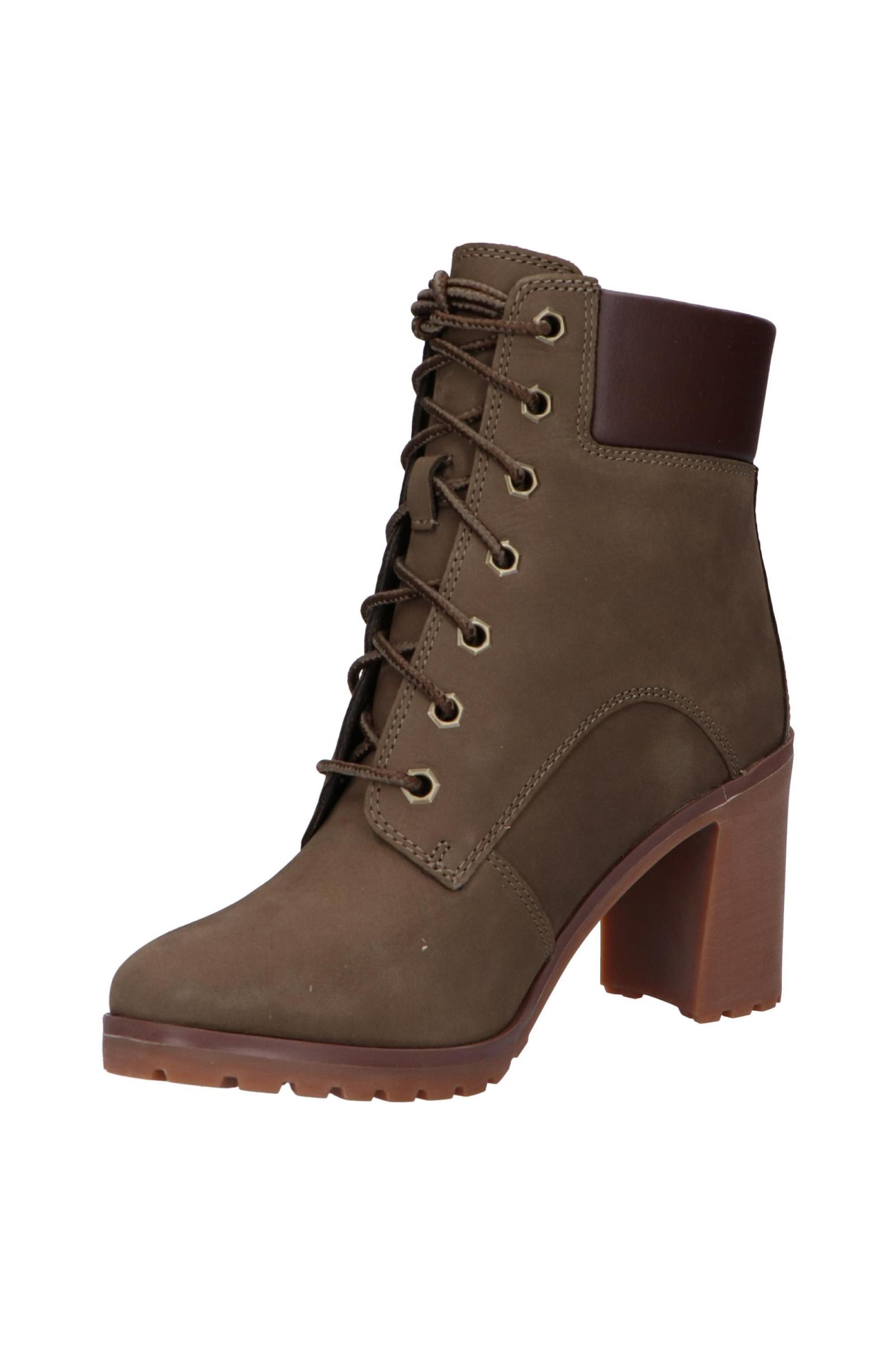 Stivali donna stringati Allington con tacco 3/5