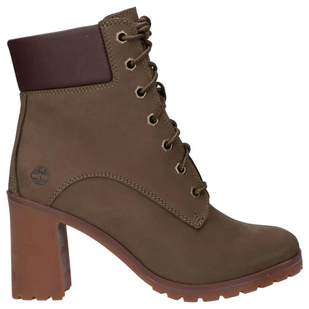 Timberland women's heeled mid boots - nubuck and rubber