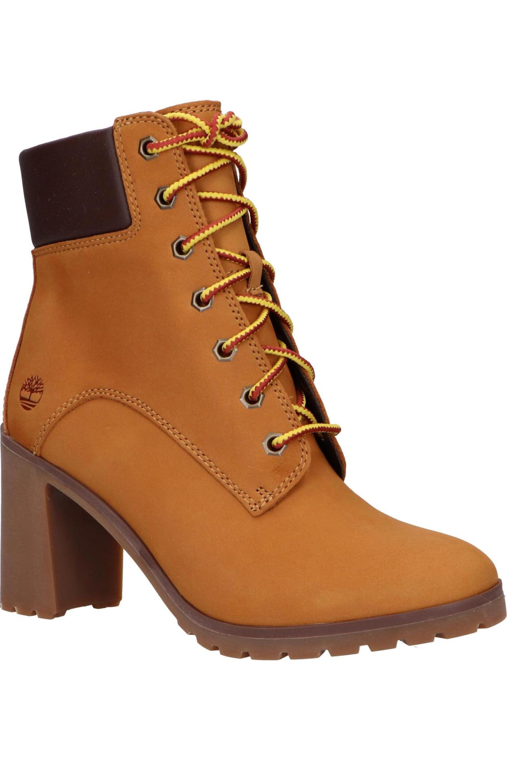 Stivali donna stringati Allington con tacco 2/5