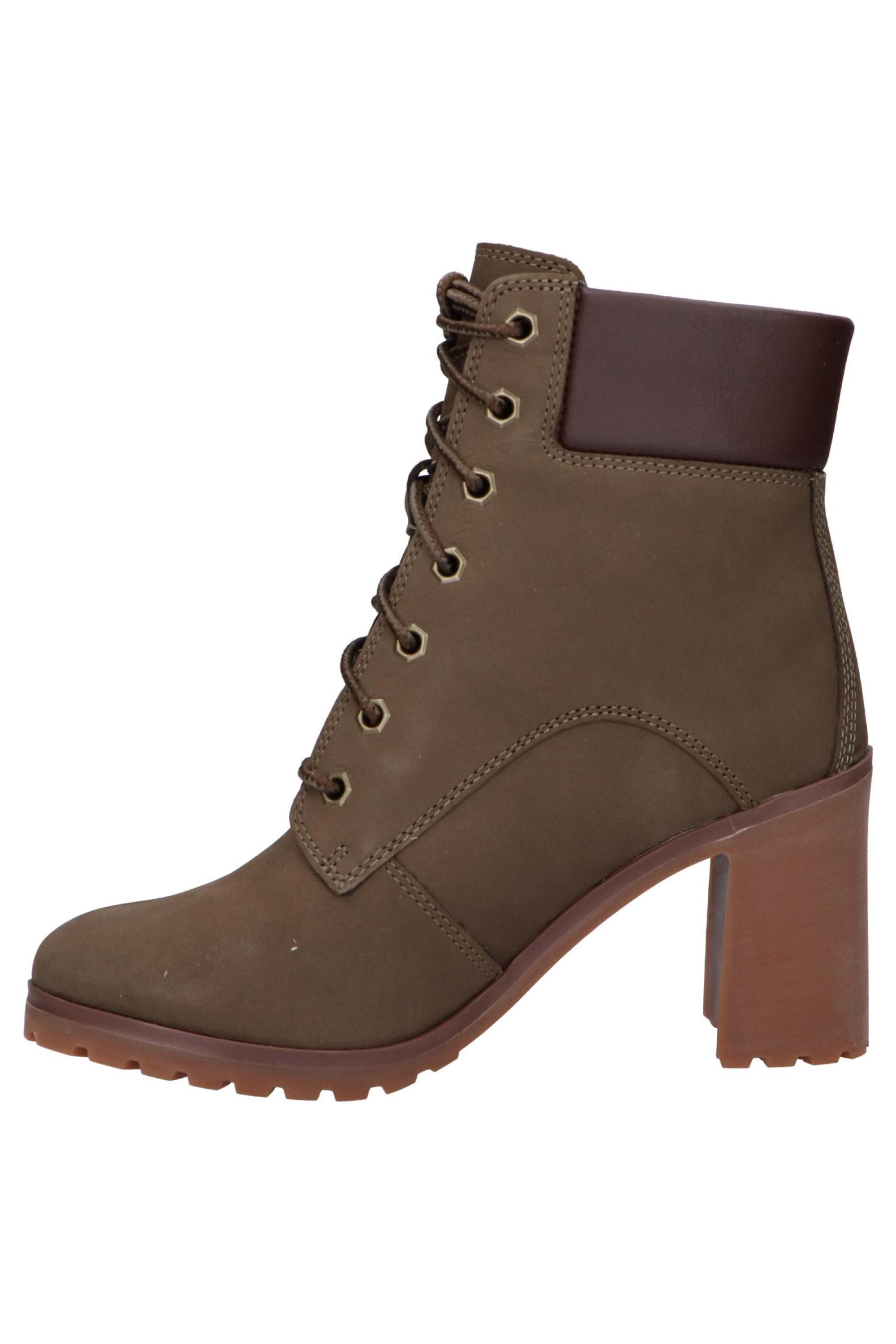Stivali donna stringati Allington con tacco 4/5