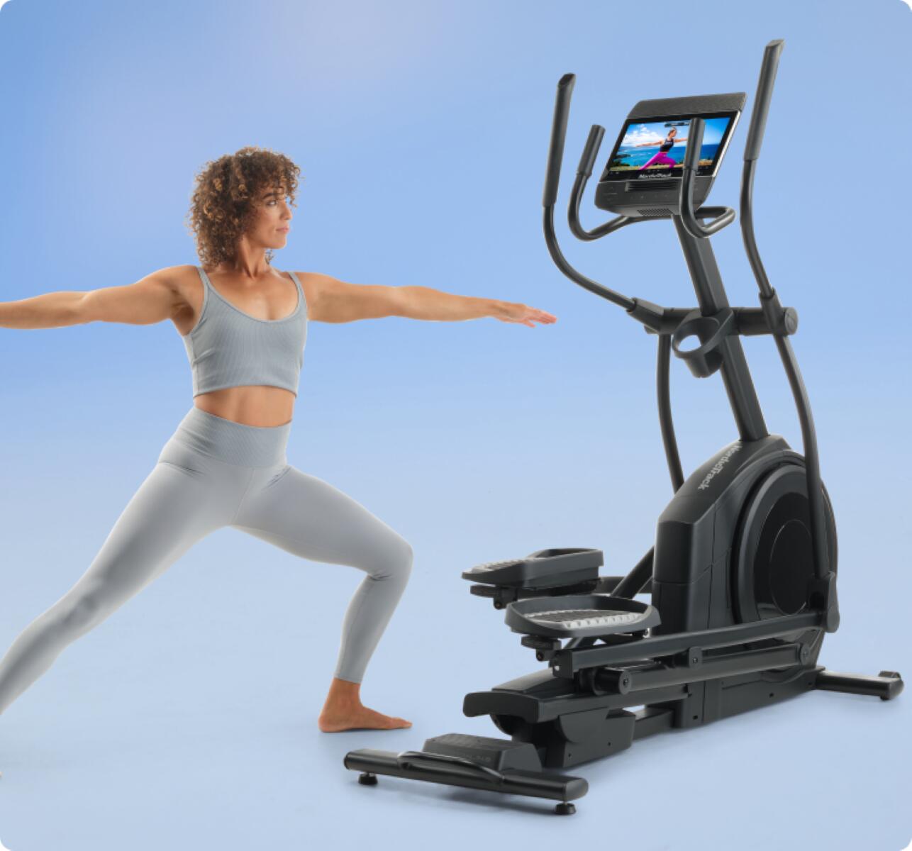 Vélo elliptique AirGlide 14i / Rampe inclinable motorisée 7/7