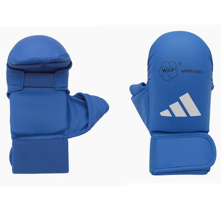 Mitaines karaté wkf avec pouce (couleur : rouge - taille : xl)