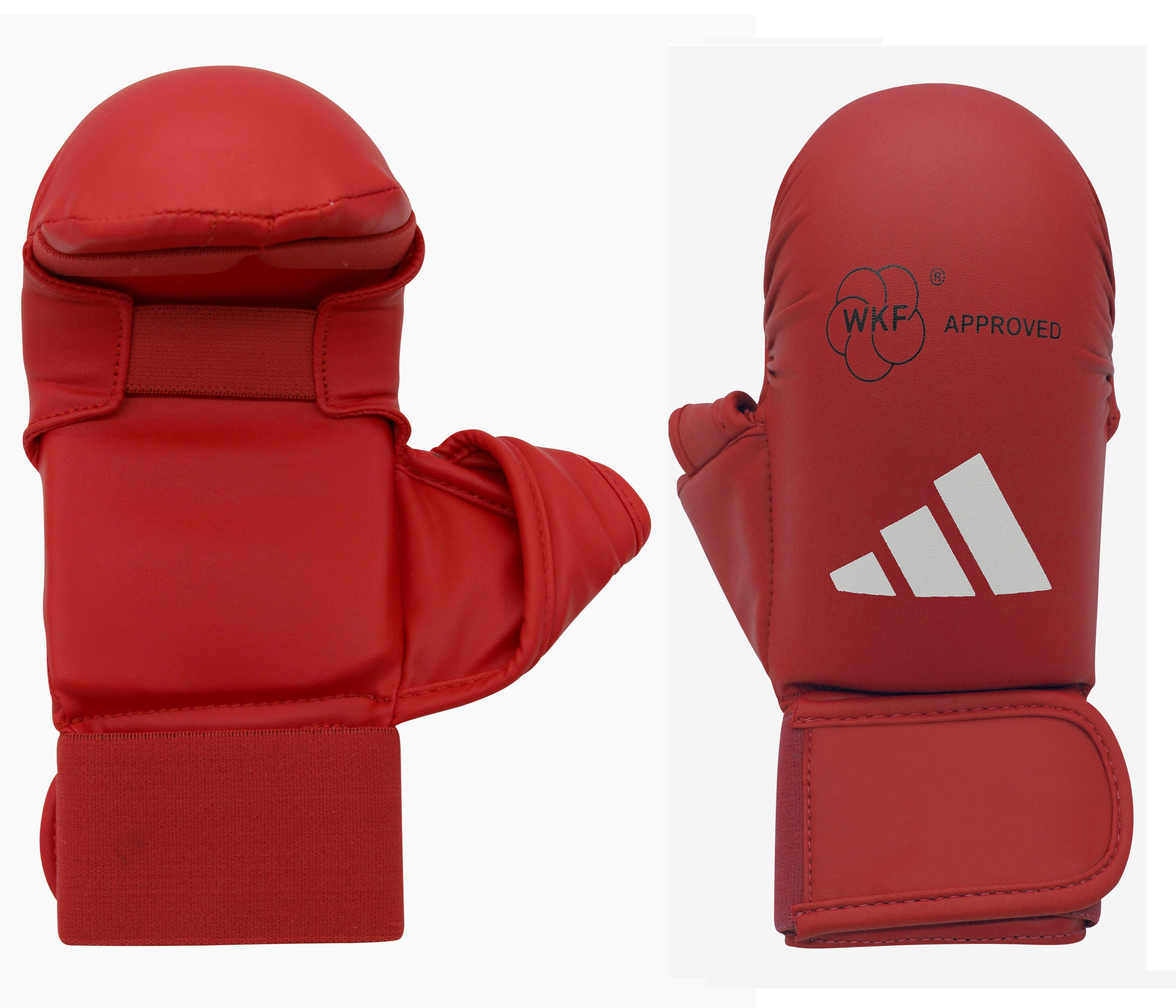Guantes de Karate con pulgar WKF Rojo/Azul ADIDAS 3/6