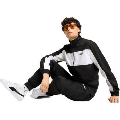 Trainingsanzug Puma Poly Colorblock Suit. Schwarz. Herren