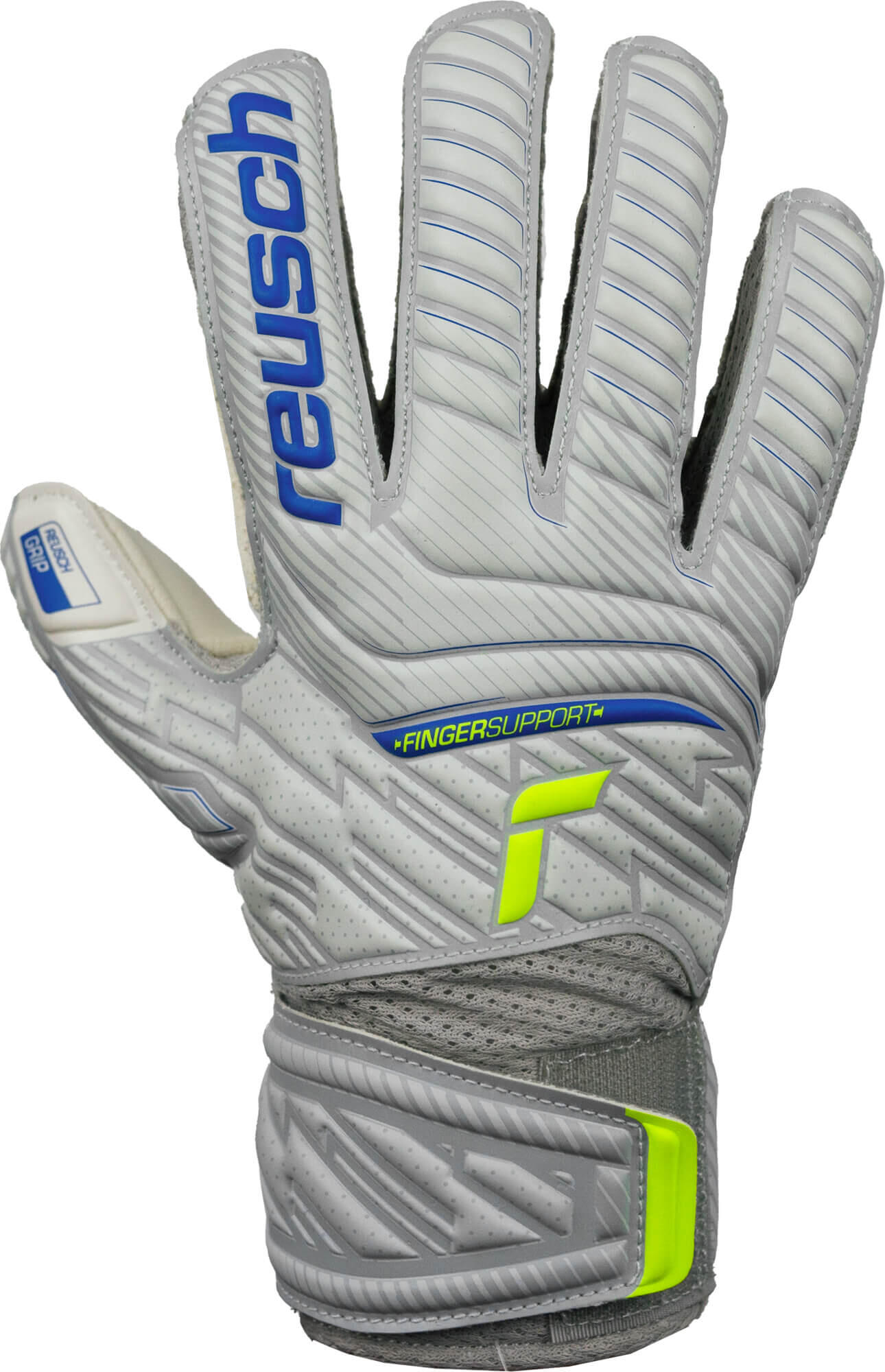 Reusch Attrakt Grip Finger Support Junior Goalkeeper Gloves 5/15