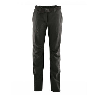 Dames maier sports inara slim broek zwart - korte lengte