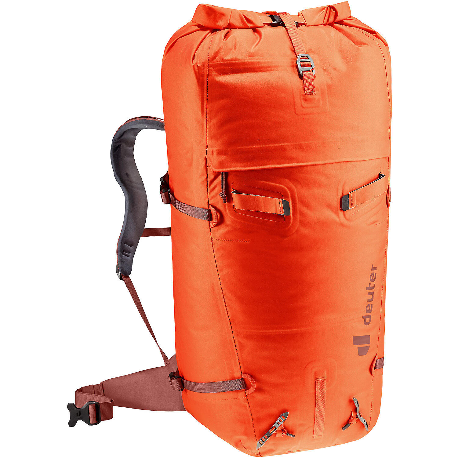 Sac à dos Deuter Durascent 42+10 SL 52L Femme Papaya/Redwood 220D PA TPU encadré 5/7