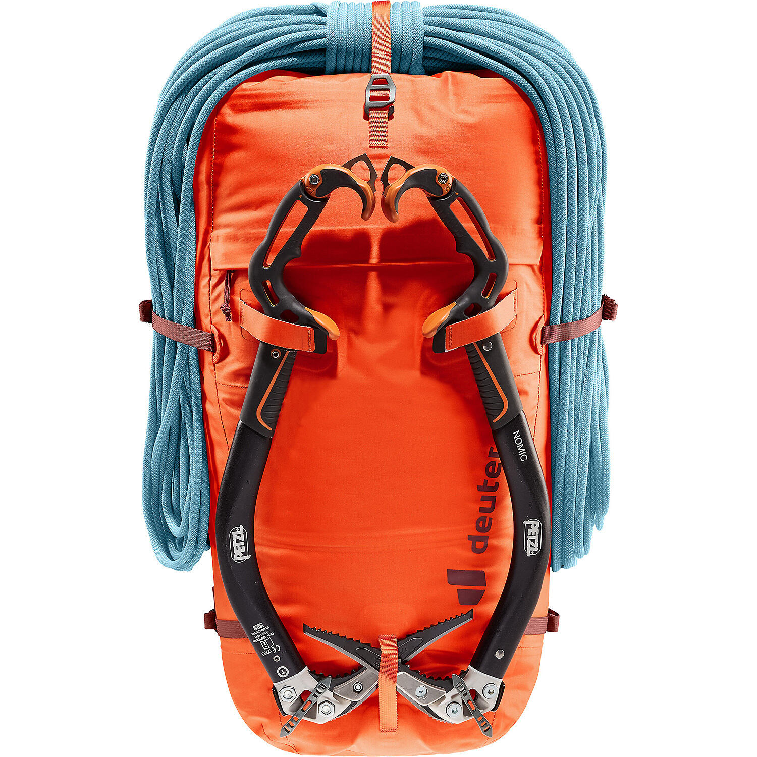 Sac à dos Deuter Durascent 42+10 SL 52L Femme Papaya/Redwood 220D PA TPU encadré 7/7