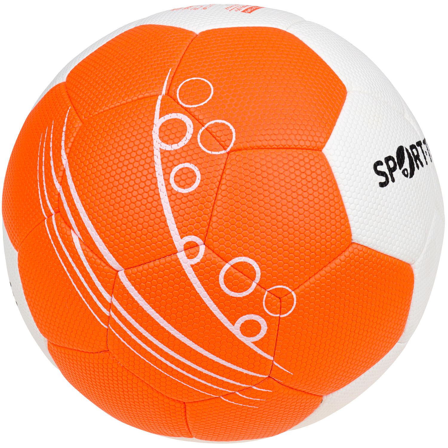 Handball Com Größe 3 Handball Unisex Weiß-Orange 3/3