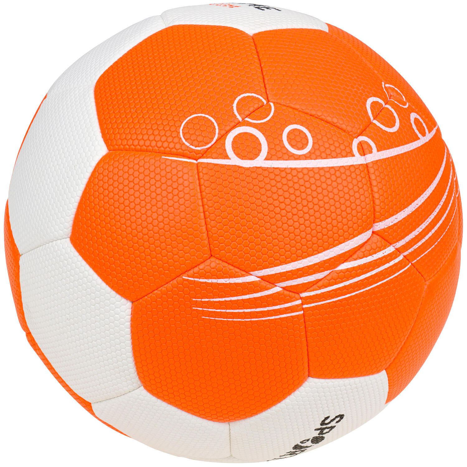 Handball Com Größe 3 Handball Unisex Weiß-Orange 2/3