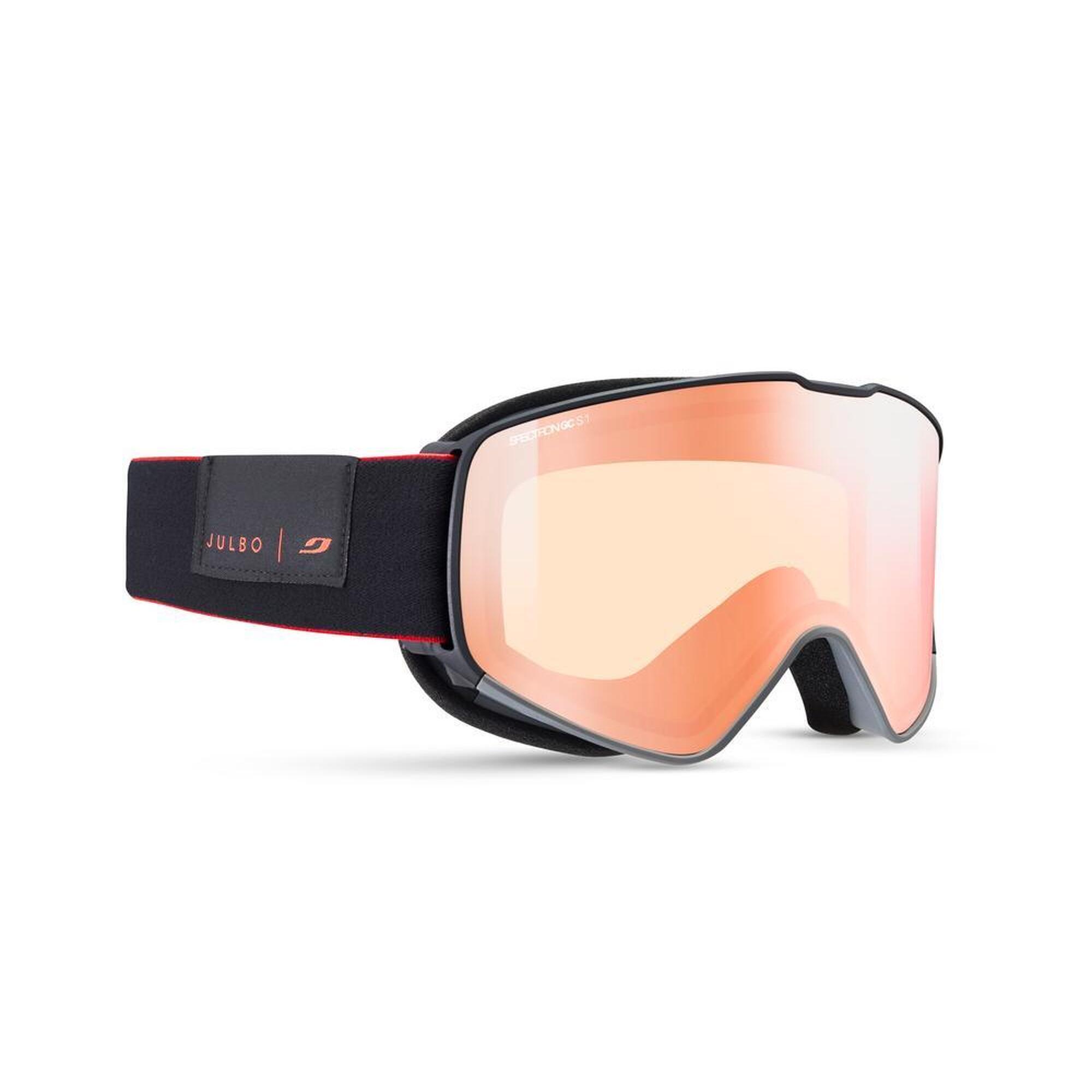 Julbo - Masque De Ski -cyrius Spectron - Lunettes De Soleil - Noir|rouge - Taille Unique - Decathlon