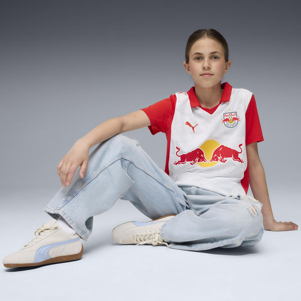 Młodzieżowa koszulka domowa FC Red Bull Salzburg 25/26 PUMA White Red