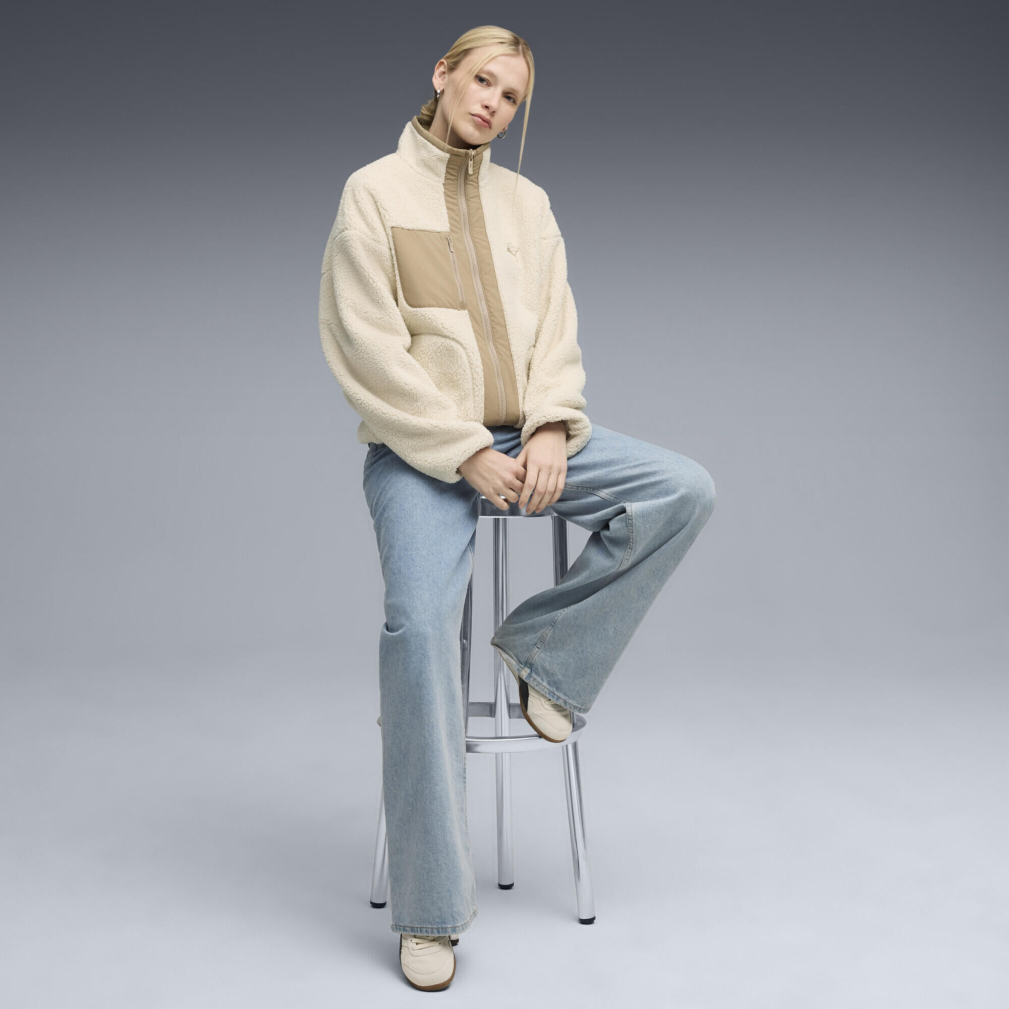 Gilet hybride réversible en sherpa Femme PUMA 4/7