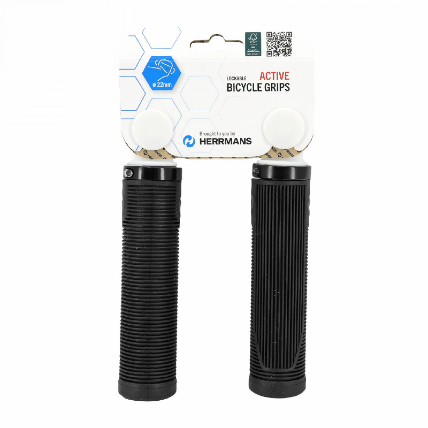 Grips Herrmans Rib Single Lock Dd41B 130 Mm - Gris/Noir 2/2