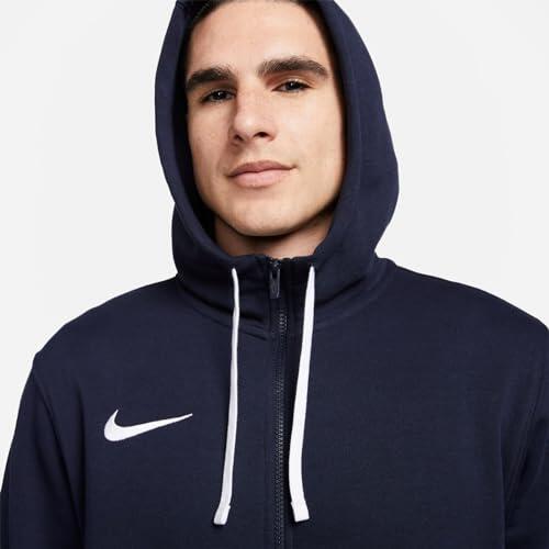 NIKE Team Club 20 FZ Hoody Herren Zip Zipper Kapuzenjacke Sweatshirt blau 5/7