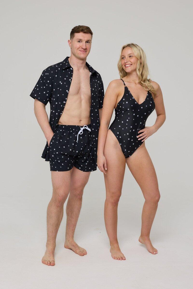 Homme Plage Chemise Manches Courtes Shining Star 7/7