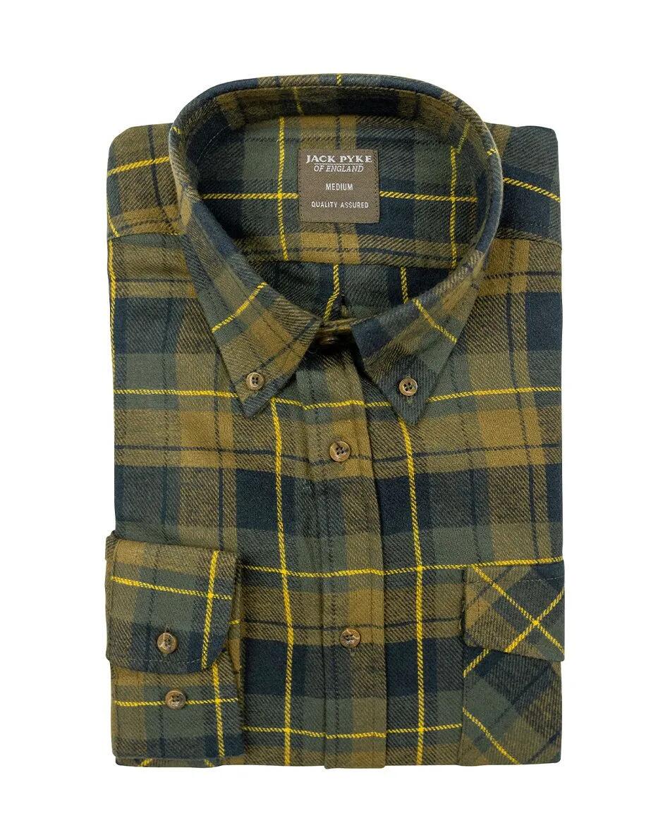 Chemise De Chasse Jack Pyke A Carreau Vert Et Marron 2/6