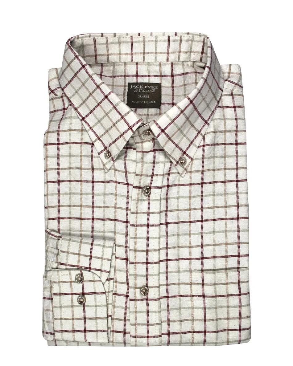 Chemise De Chasse Jack Pyke Bordeaux-M 2/5