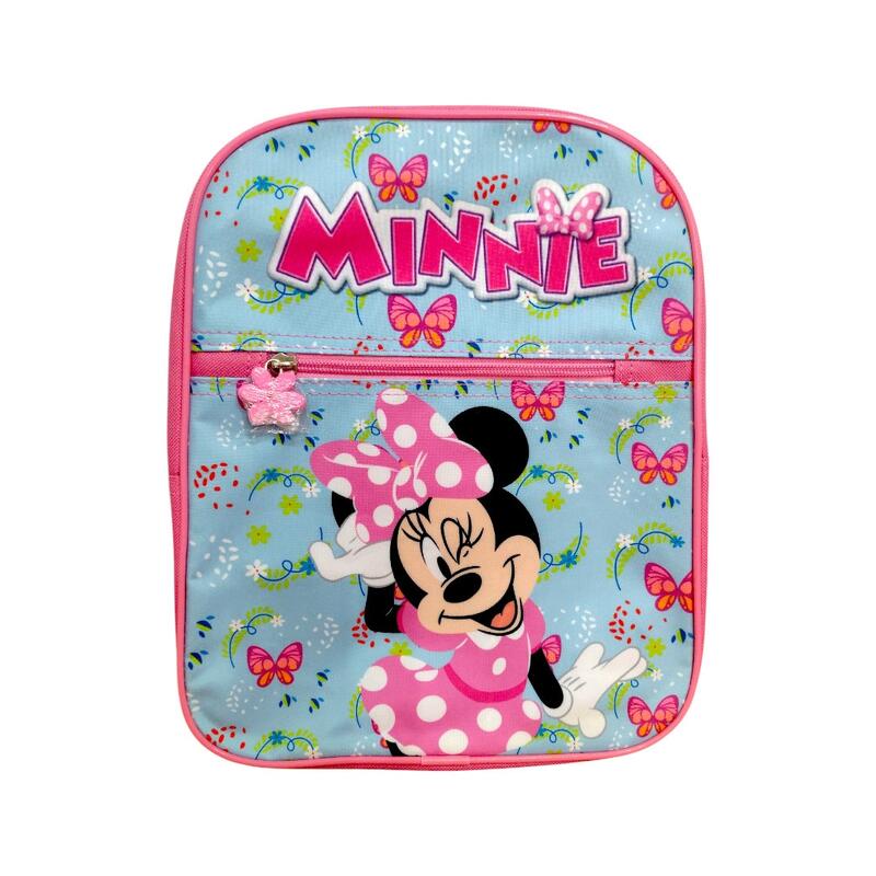 Rucsac cu un compartiment principal si buzunar, 30x8x23 cm, Minnie Mouse