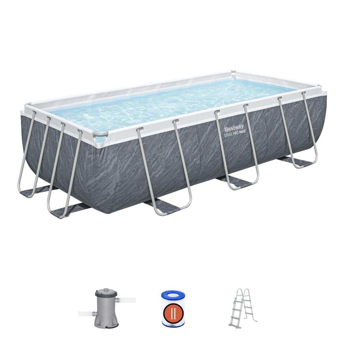 BESTWAY Bestway Steel Pro Max Above Ground Pool, 13'3" Swimming Pool Set