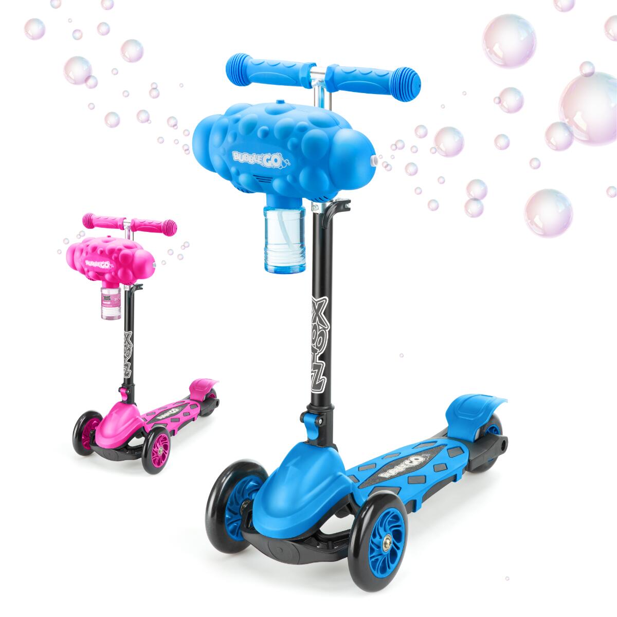 XOOTZ Xootz Bubble Go Scooter with Bubble Machine for Kids