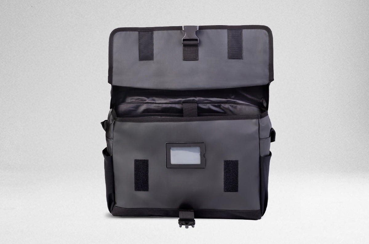 CITY BAG LIGHT - Sac coursier bandoulière étanche - noir/camo 3/7