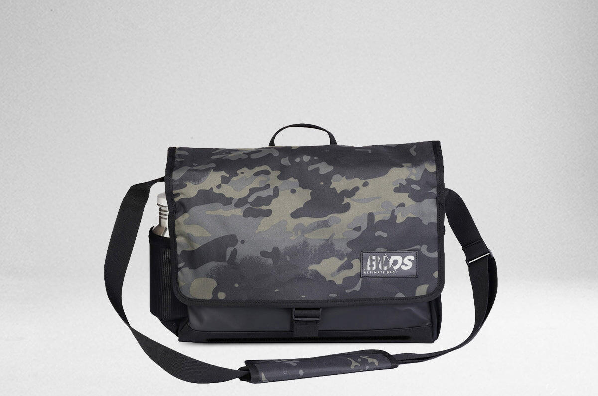 CITY BAG LIGHT - Sac coursier bandoulière étanche - noir/camo 5/7