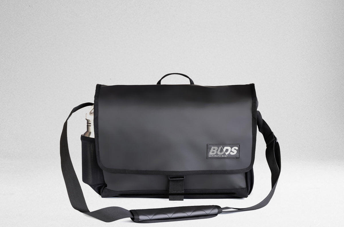 CITY BAG LIGHT - Sac coursier bandoulière water resistant - noir 5/7