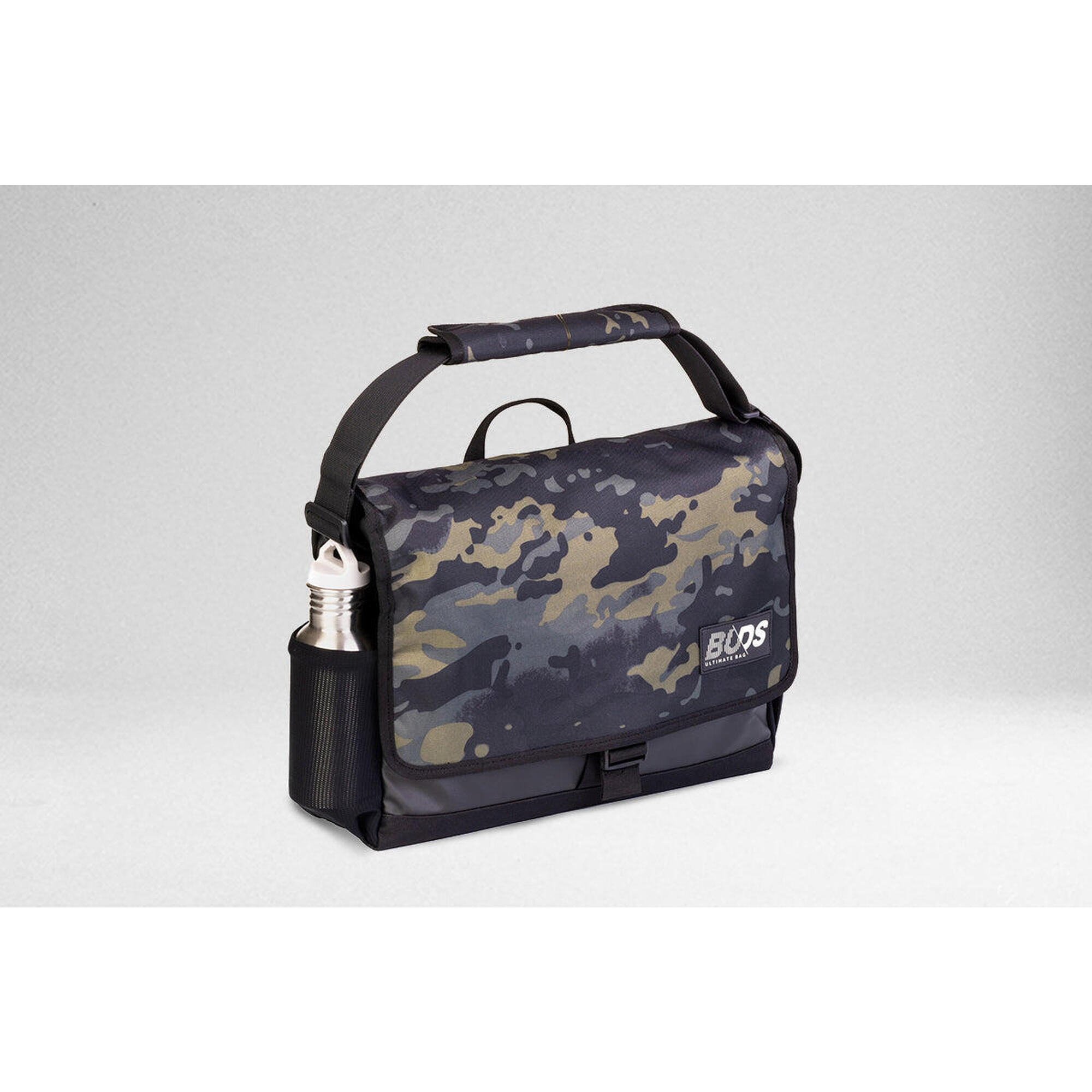 Buds - City Bag Light - Sac Coursier Bandoulière Étanche - Noir/camo - Sac De Sport - Marron|vert - No Size - Decathlon