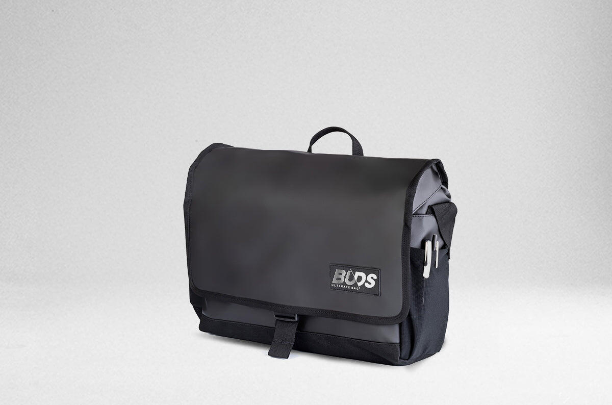 CITY BAG LIGHT - Sac coursier bandoulière water resistant - noir 4/7