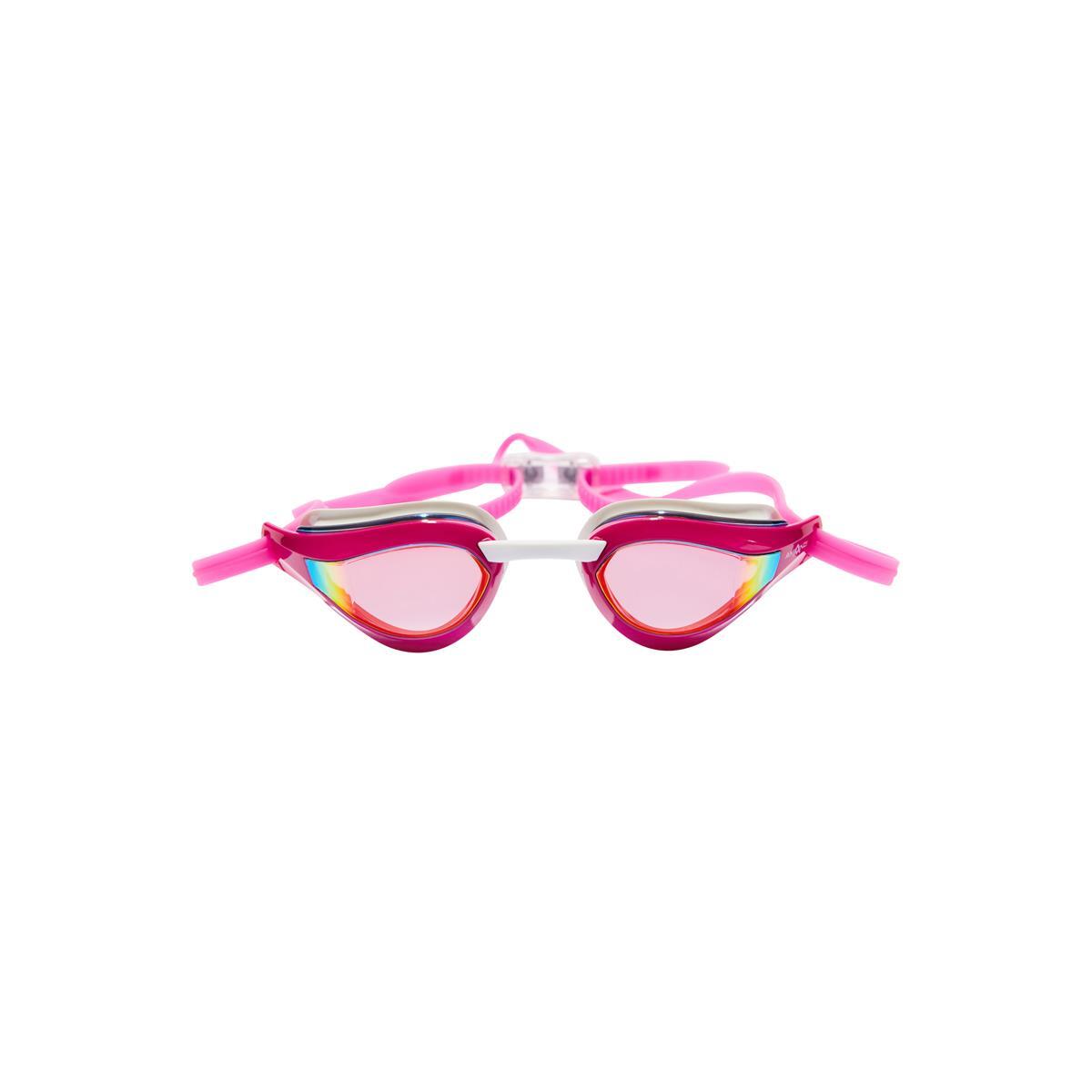 Lunettes de soleil miroir Amanzi Dominate Sunset - Rose/Blanc 5/5