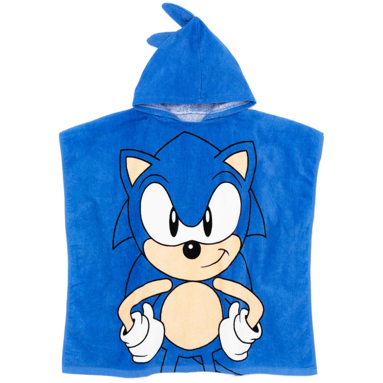 Sonic The Hedgehog Childrens/Kids Poncho
