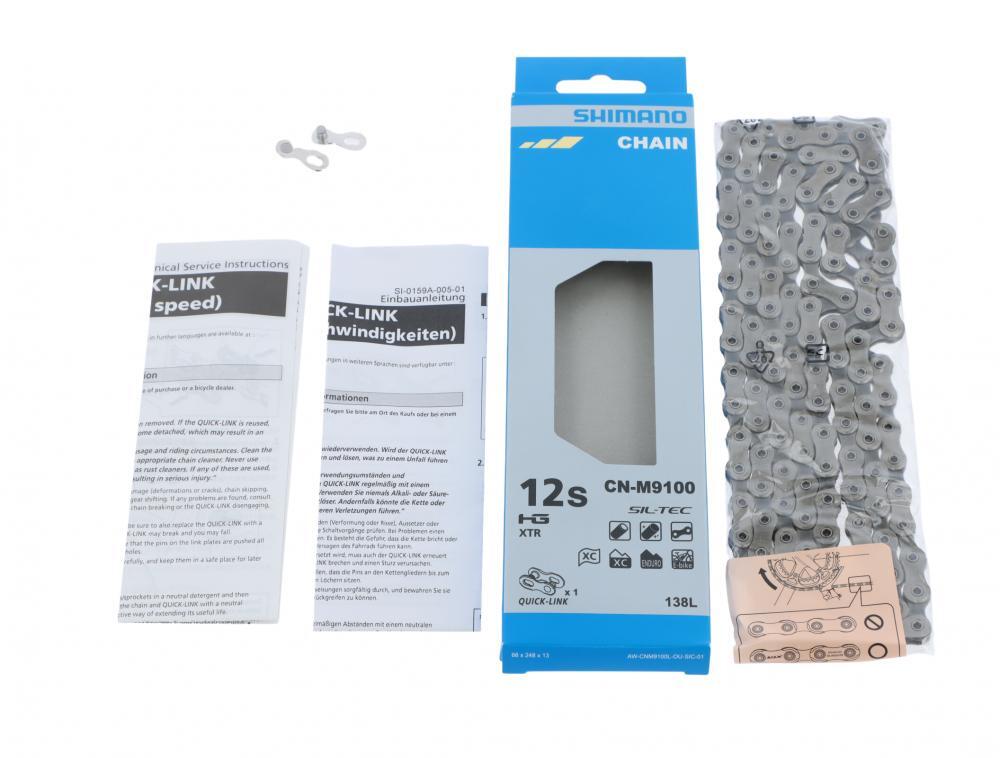 Catena della bicicletta Shimano XTR CN-M9100 11/12V 3/3