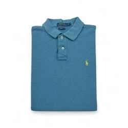 Reconditionné - Polo manches courtes Homme Bleu - homme - Excellent