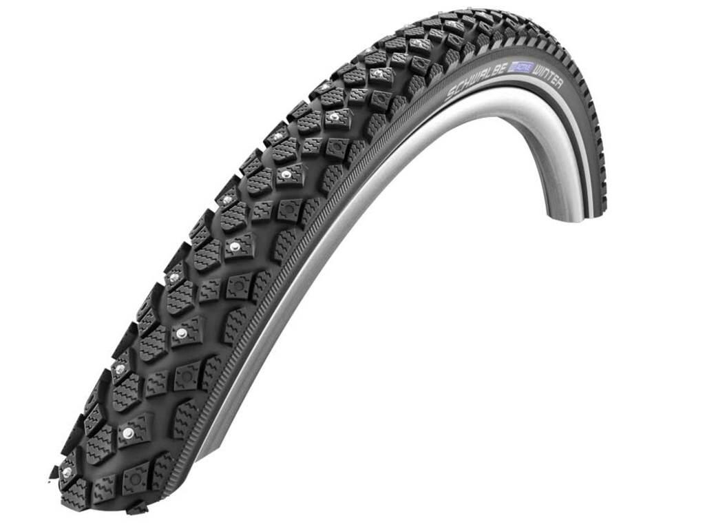 SCHWALBE Schwalbe WINTER 26x1,75 (47-559) Pneumatico chiodato 100 chiodi K-Guard Nero.