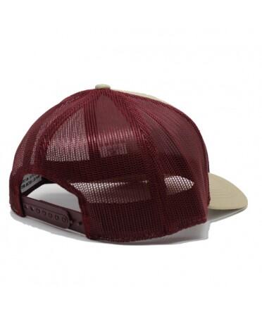 Cappellino - 5 pannelli / Riciclato / Adulto / Taglia unica (Beige/Marrone) 3/3