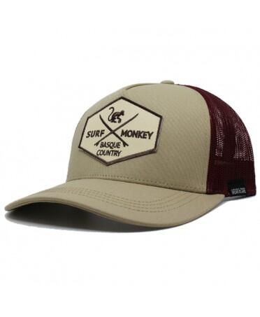 Trucker Cap – 5 Panels / Recycelt / Erwachsene / Einheitsgröße (Weiß/Schwarz)