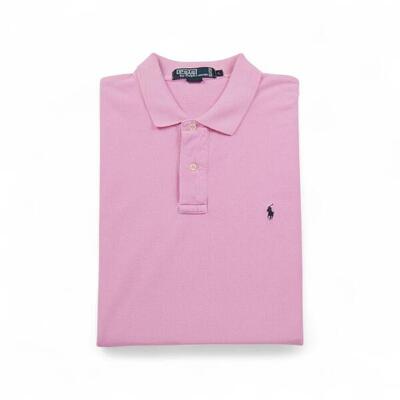 Seconda Mano - Maglietta polo a maniche corte rosa - Stato molto buono