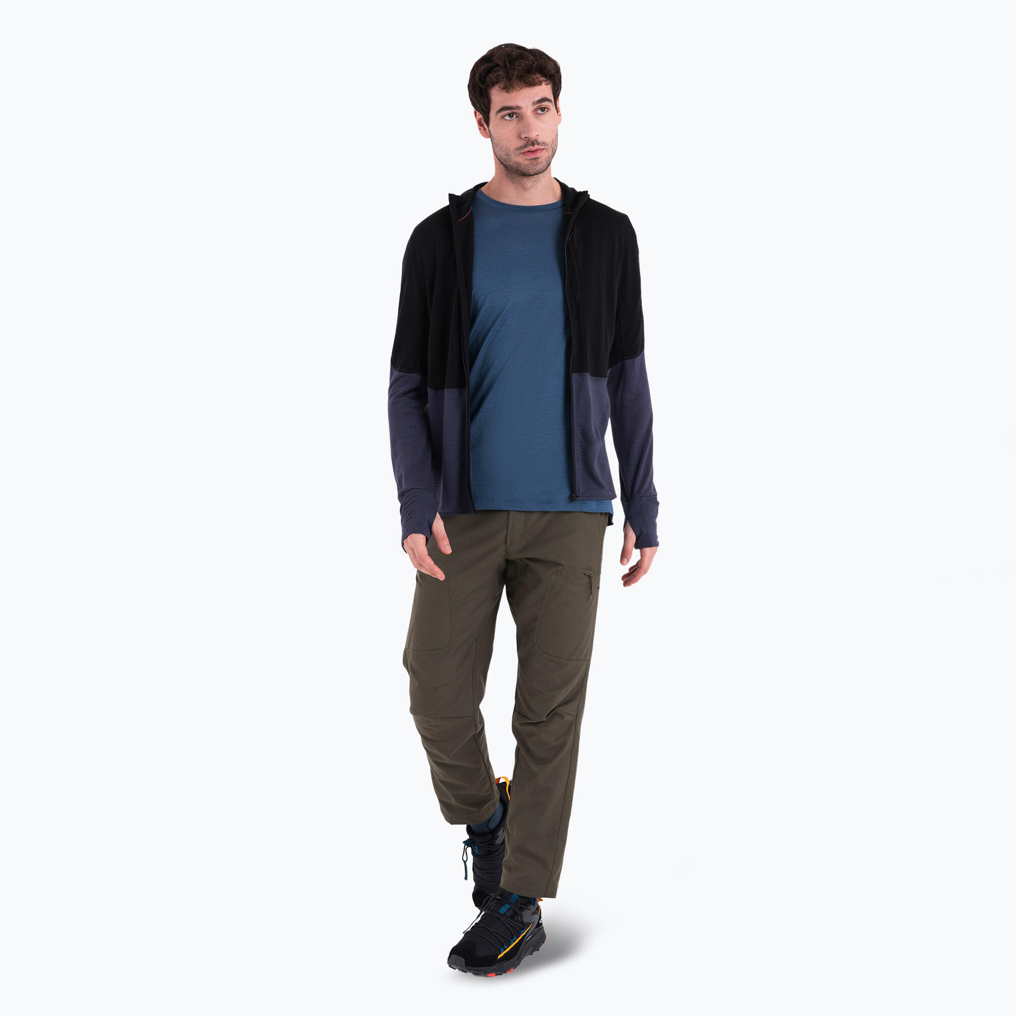 Maglietta da trekking uomo icebreaker Merino 150 Tech Lite III SS dawn 4/5