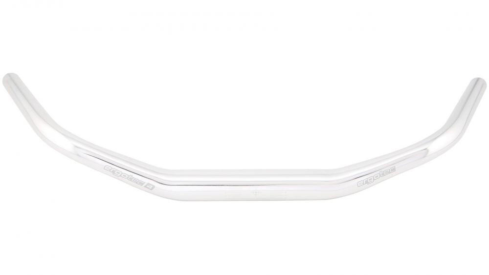 Ergotec stuur Moon Cruiser Ø 31,8 mm 610 mm hoogte 55 mm 60° zilver 3/4