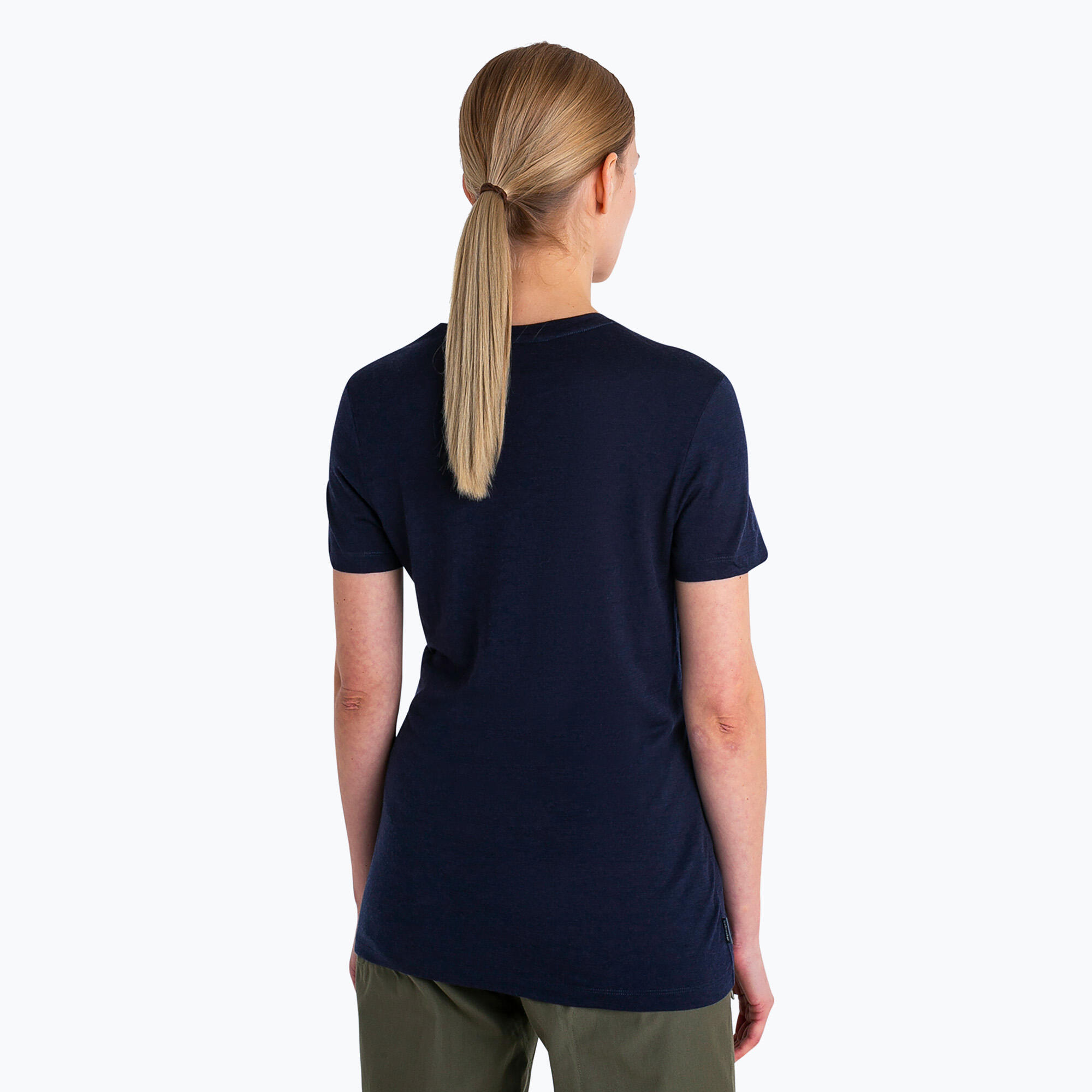 Camiseta de trekking para mujer icebreaker Merino 150 Tech Lite III 3/7
