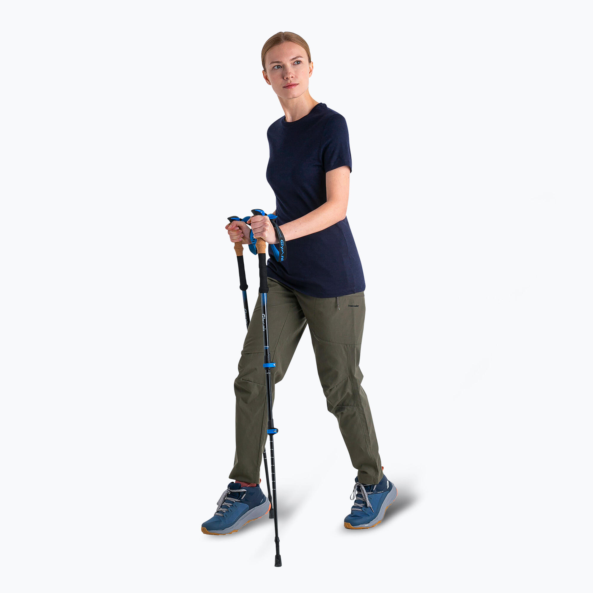 Camiseta de trekking para mujer icebreaker Merino 150 Tech Lite III 6/7