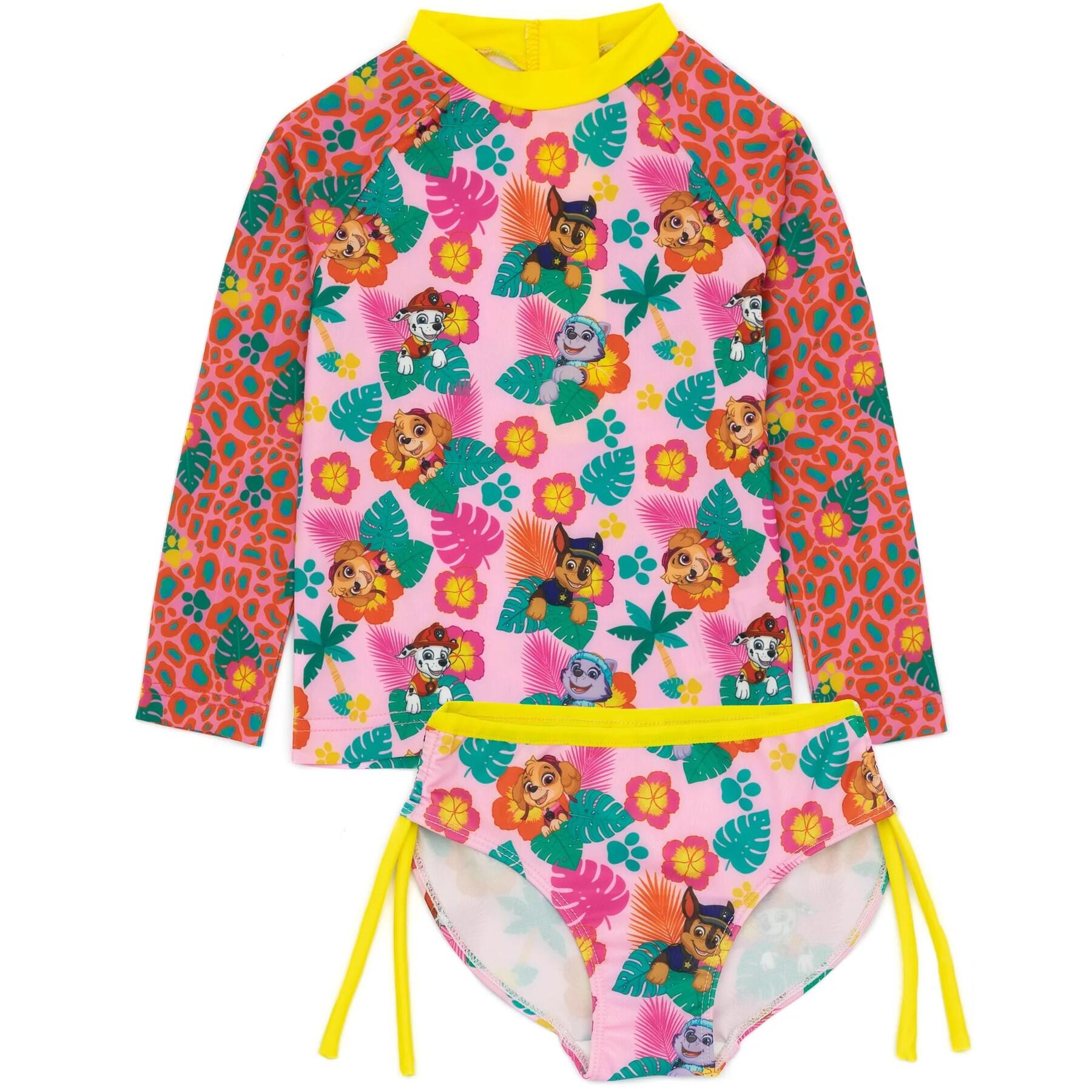 Paw Patrol Girls Two-Piece Swimsuit