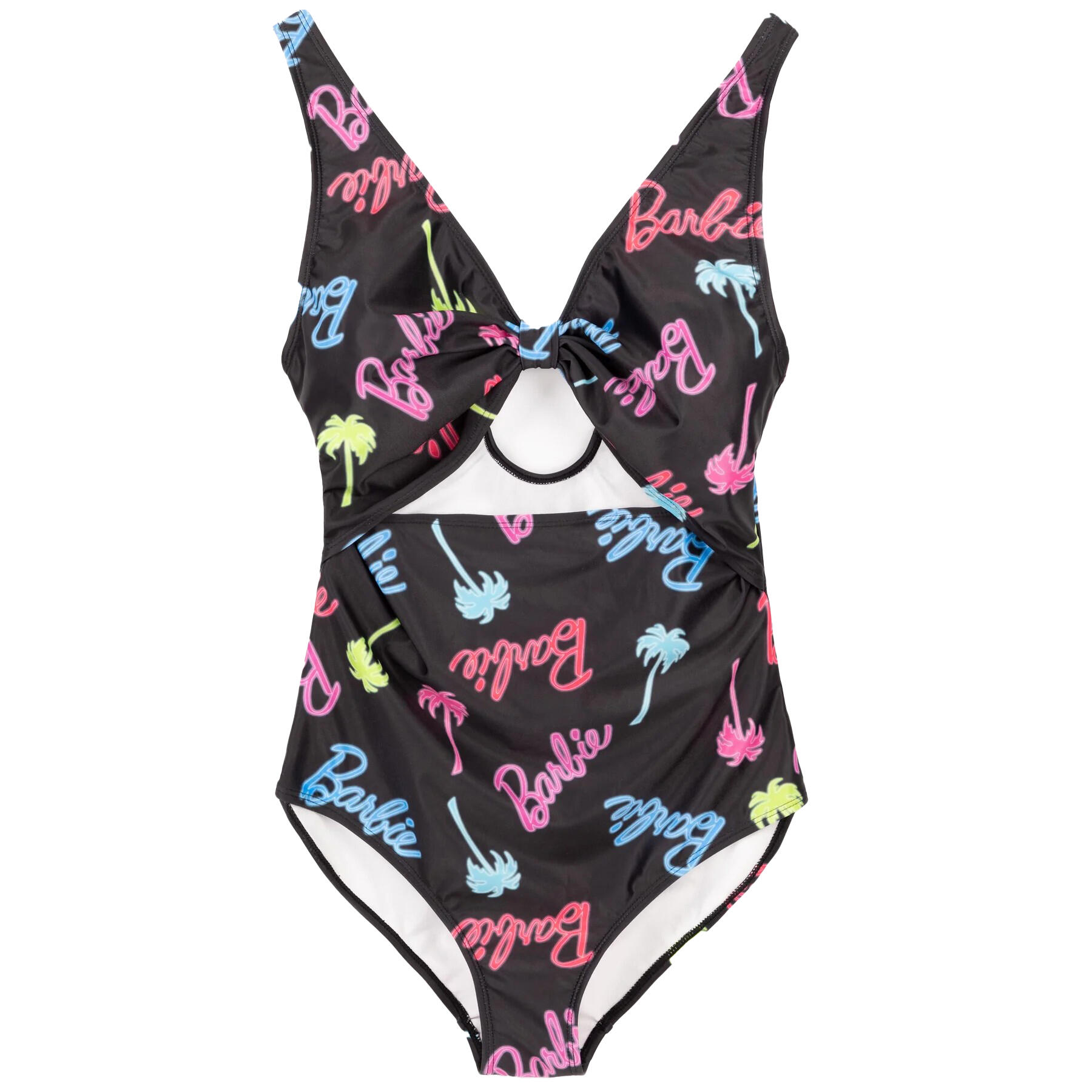 Barbie Womens/Ladies Palm Tree Logo One Piece Swimsuit