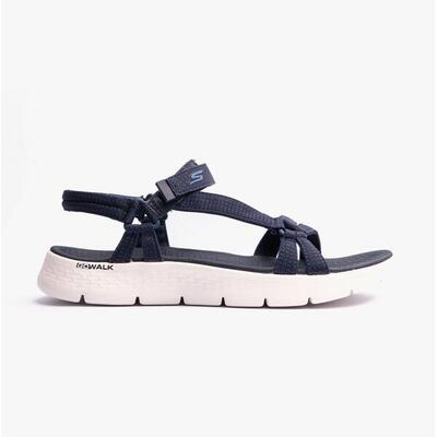 Sandalias Skechers Mujer Go walk Flex Sandal - Sublime Azul Marino