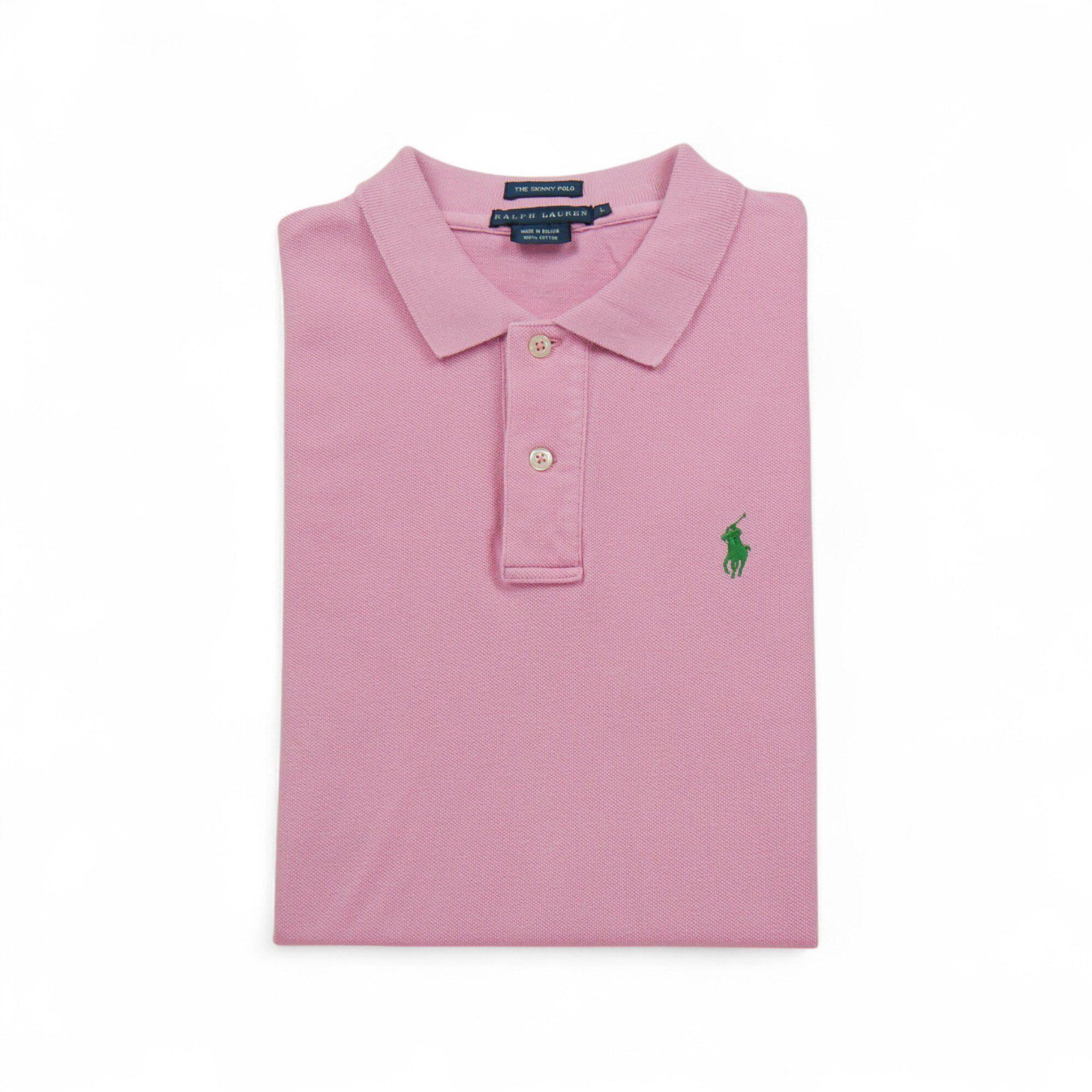 RALPH LAUREN Segunda Vida - Camisa Polo de Manga Curta para Mulheres The Skinny - Como novo
