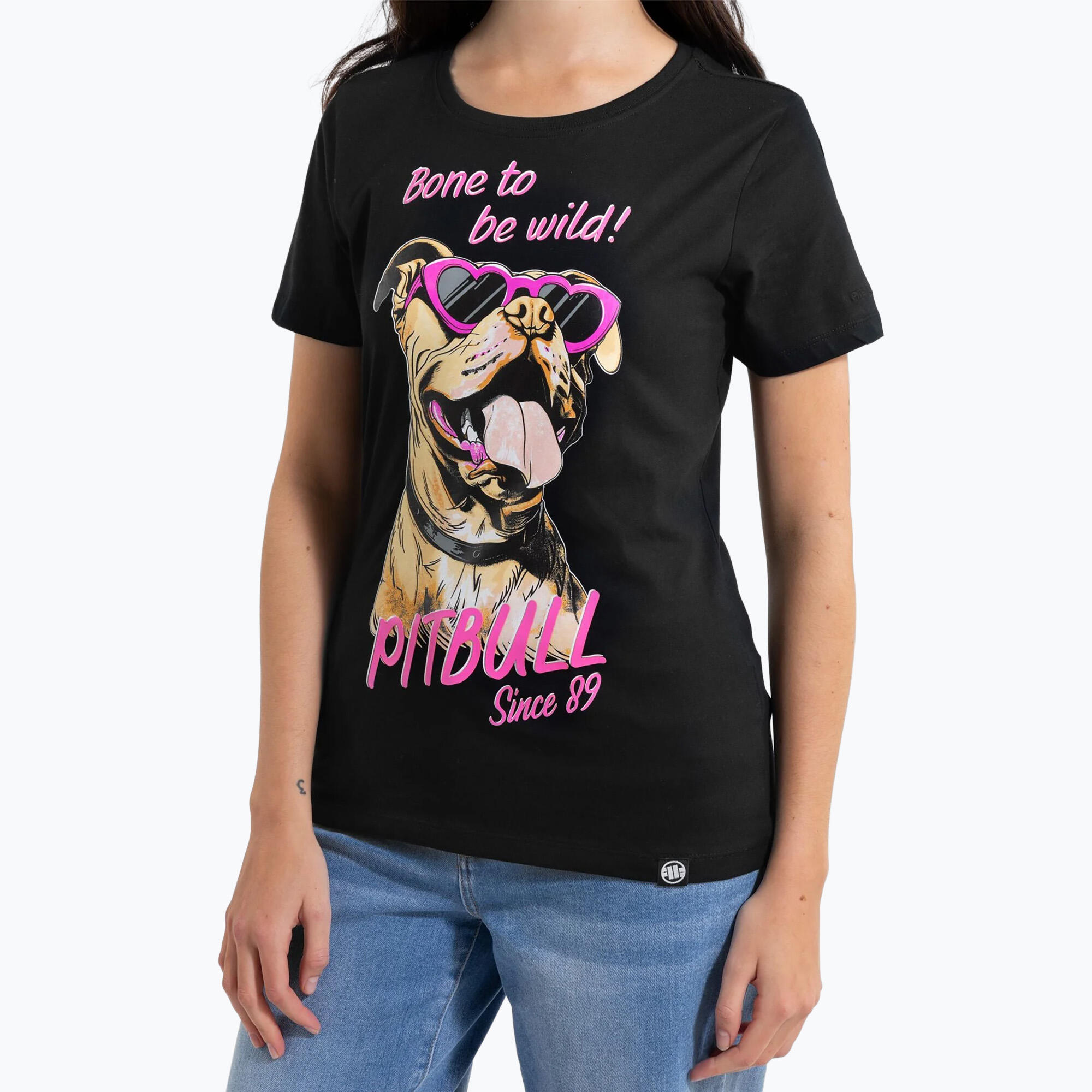 T-shirt femme Pitbull Synglasses Dog 3/5