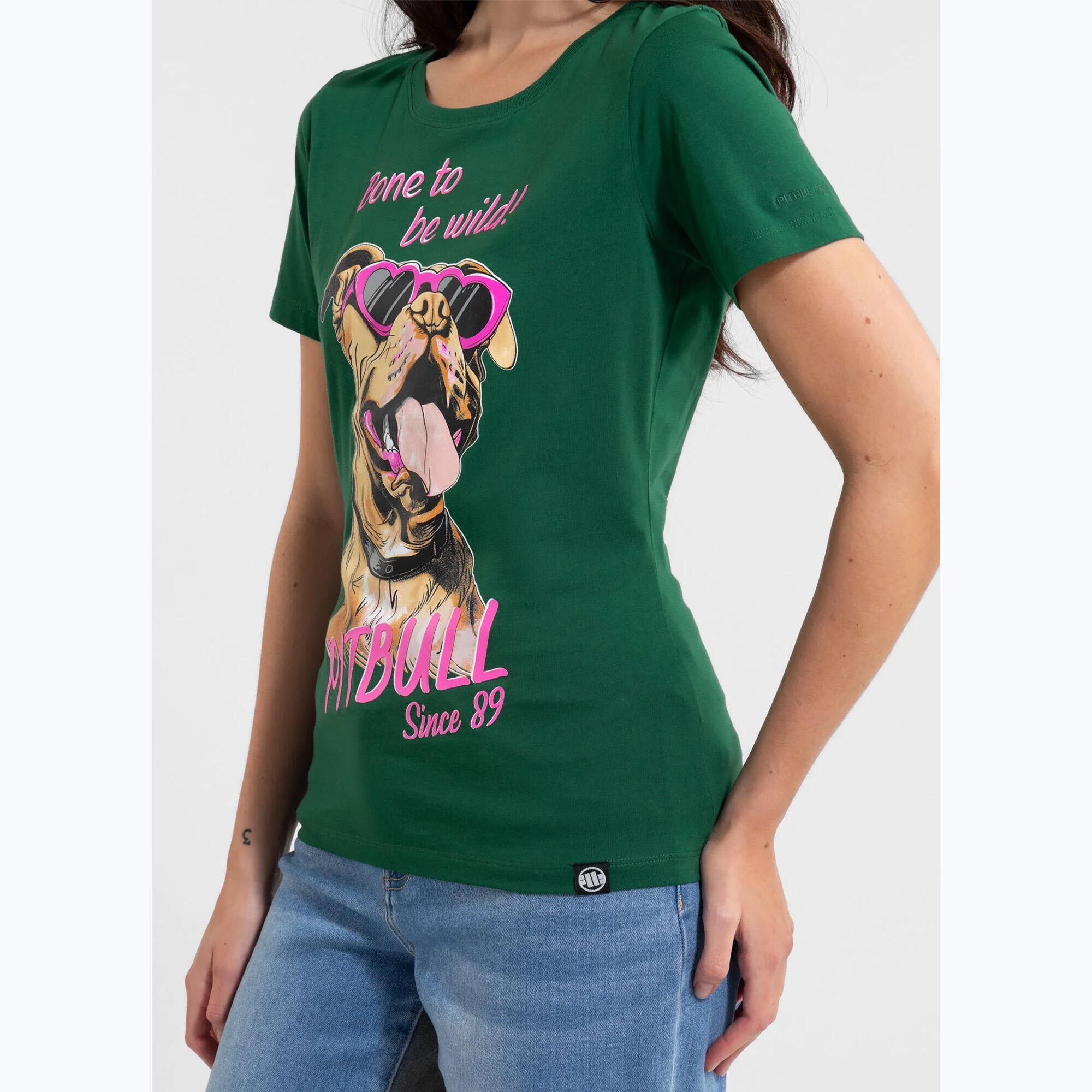 T-shirt femme Pitbull Synglasses Dog 3/5